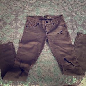 Super Skinny Roxy Taupe Jeans